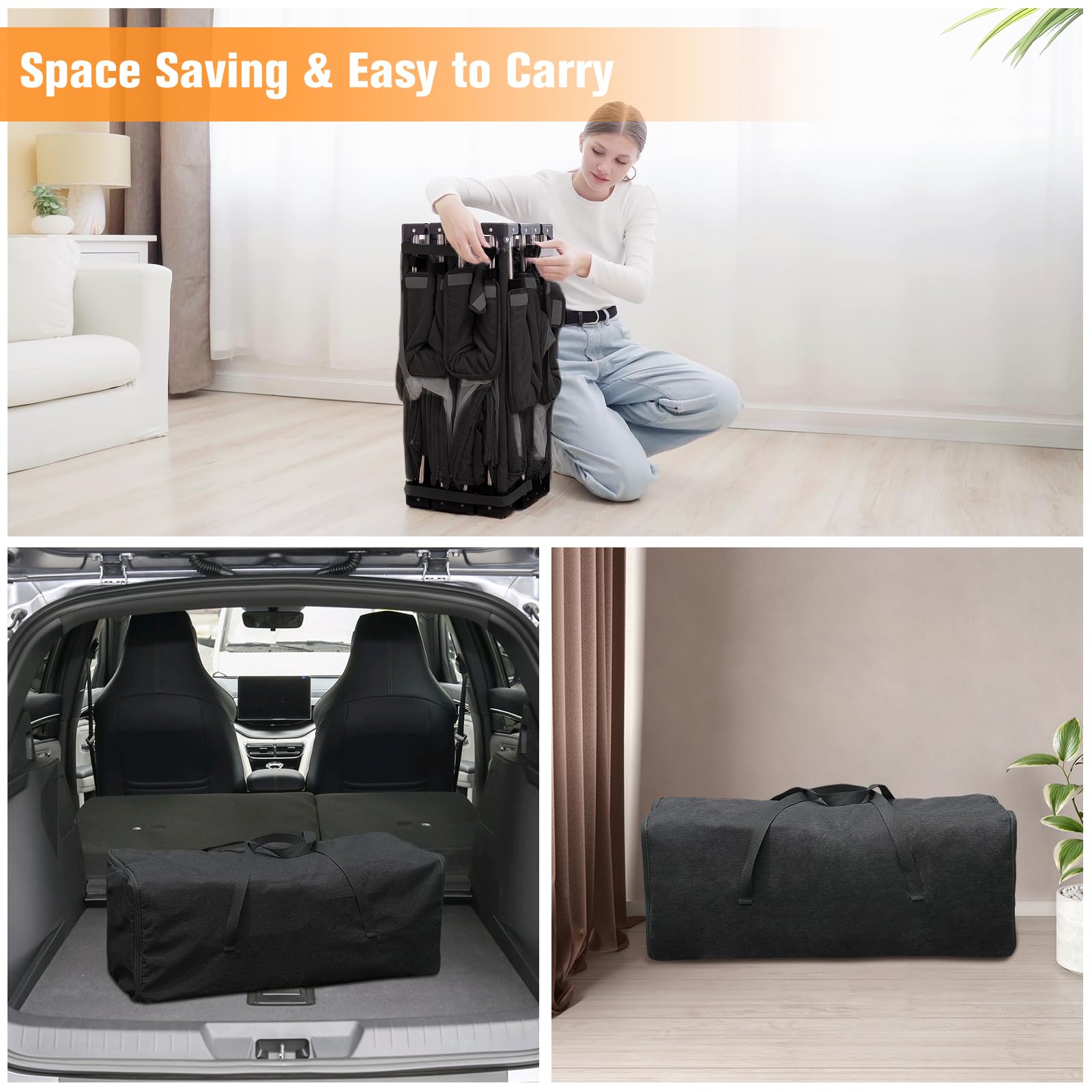 Patywaga gate with external zipper facilitates quick access and interaction.