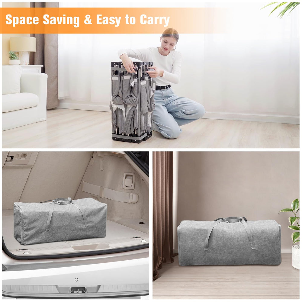 Patywaga external zipper gate supports easy access and safety.