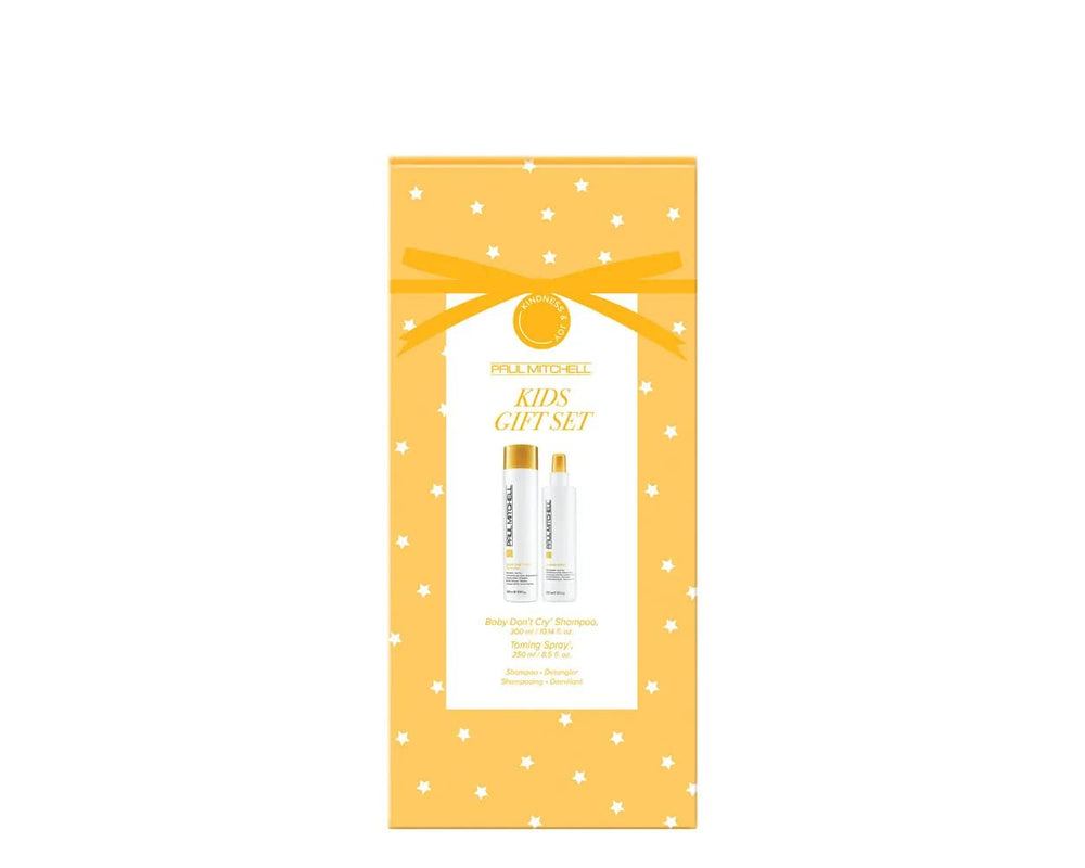 Paul Mitchell Kids Taming Spray mist for easy detangling and less static.