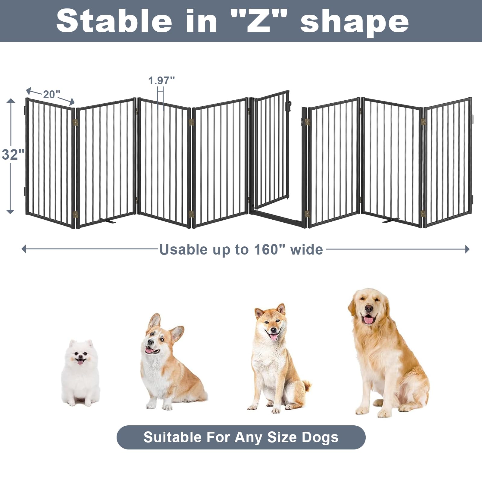 Paulmele dog gate wall-mount option demonstrates secure installation for added stability.