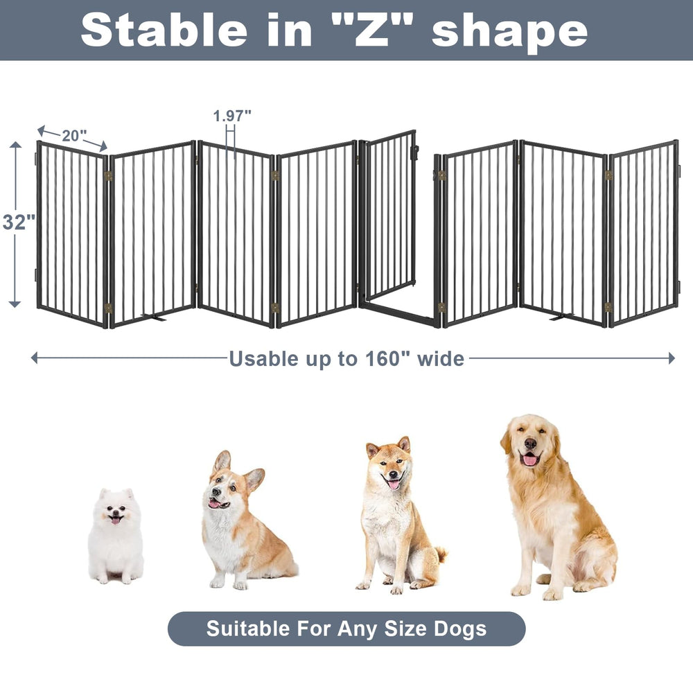 Paulmele dog gate wall-mount option demonstrates secure installation for added stability.