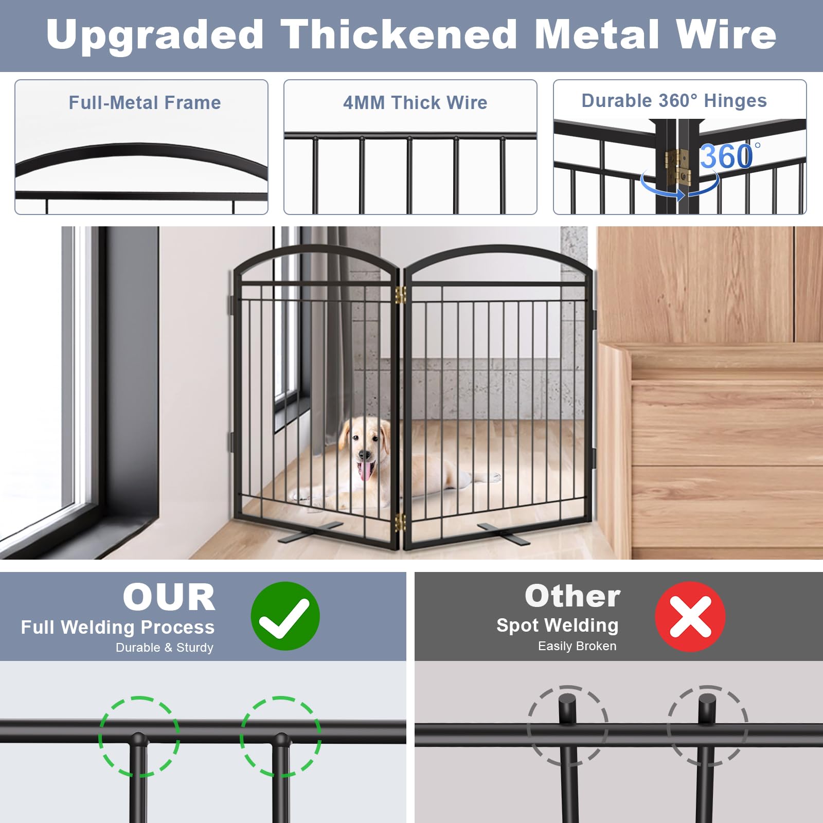 Paulmele gate on deck illustrates outdoor-use versatility
