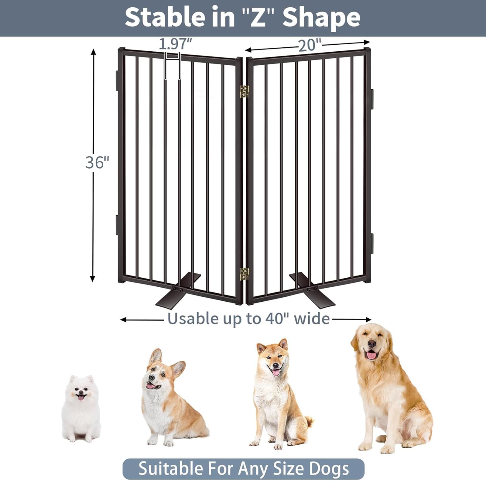 Paulmele gate door features a double lock for secure entry and exit.