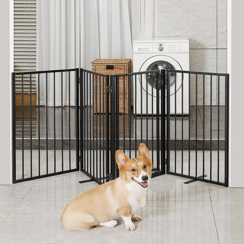 Paulmele suitable for outdoor indoor use keeps pets contained on decks or yards.