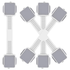 PAULTEMP 4Pack child safety cabinet locks with double lock for added cabinet security.