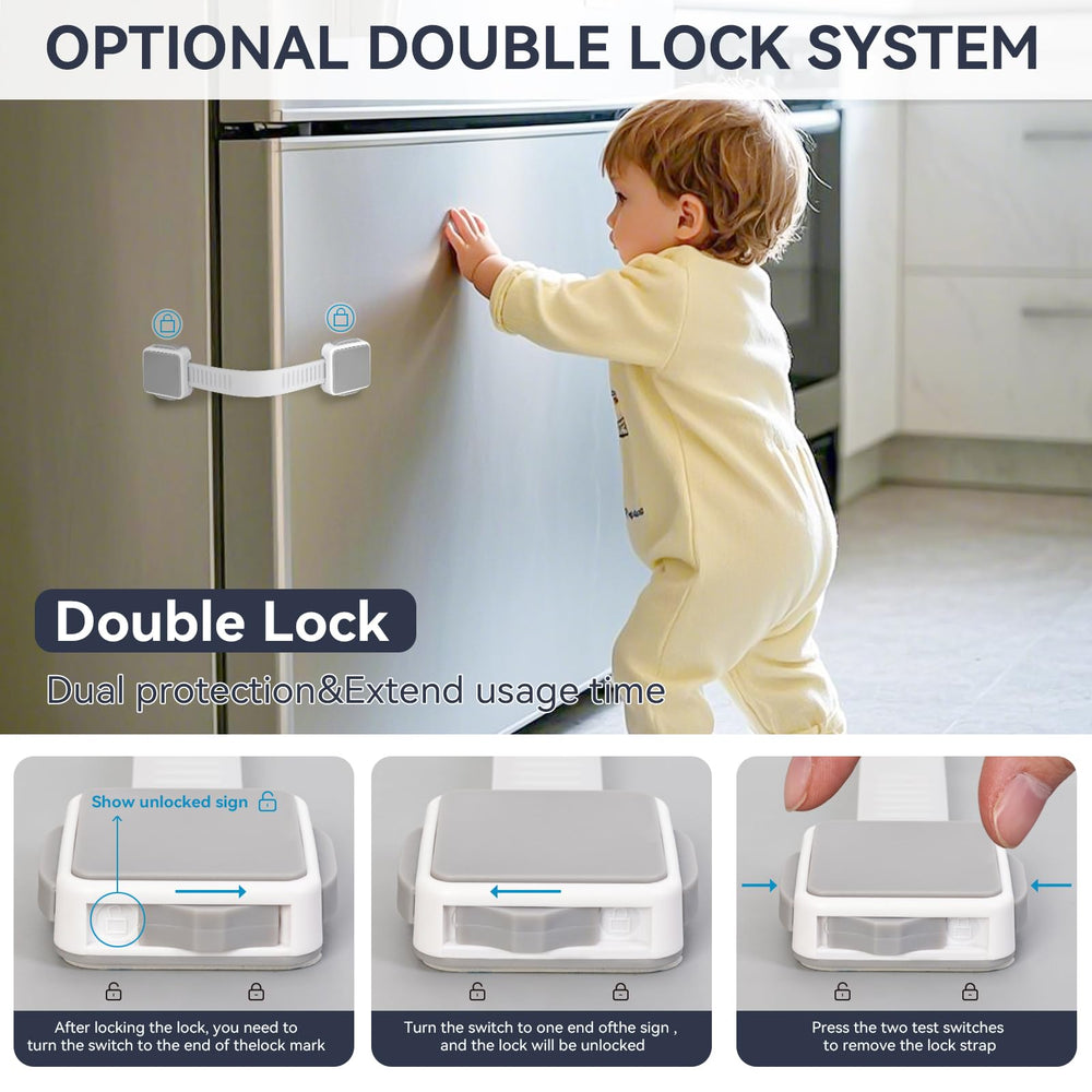PAULTEMP fridge-door-locks prevent unexpected fridge openings during busy mornings.