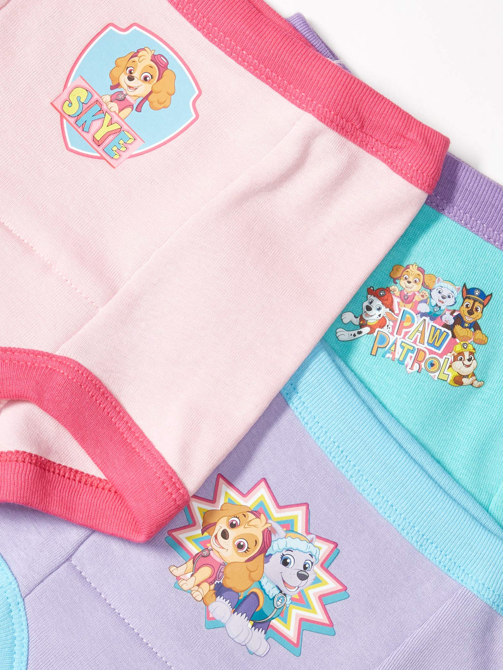 Paw Patrol 2T-4T potty pants with tagless waistband for comfort.