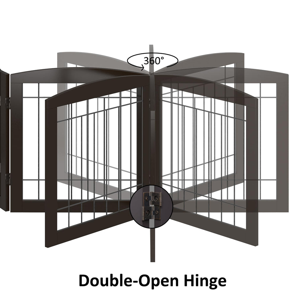 PAWLAND 80-inch-wide gate fits wide doorways and stair landings