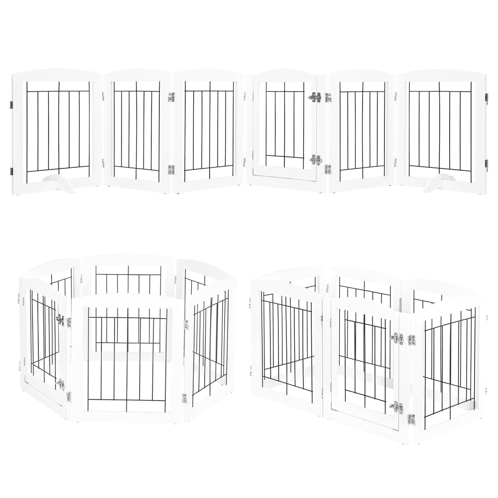 PAWLAND lockable walk-through door for safe, hands-free transitions.