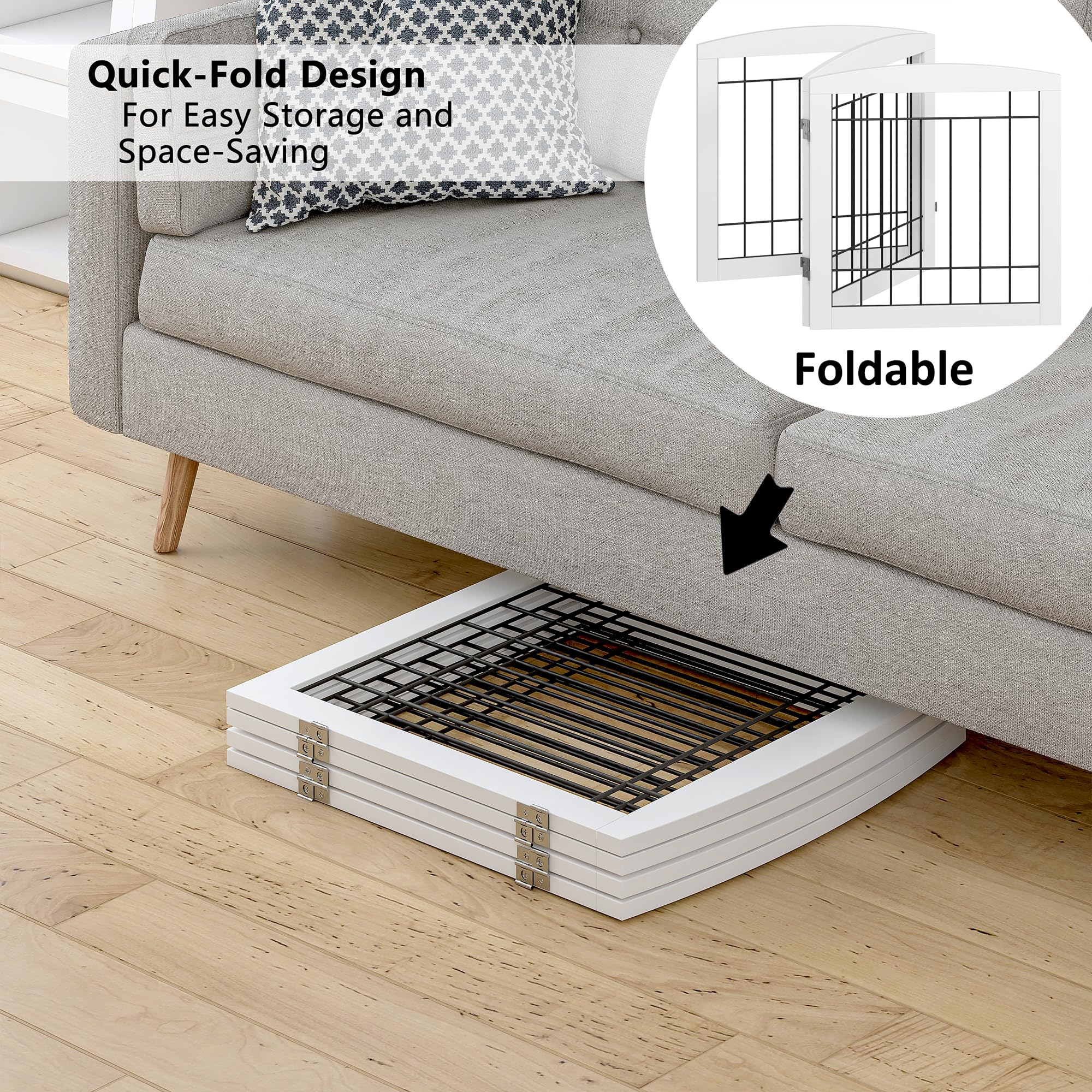 PAWLAND non-slip rubber feet closeup protects floors on any surface.