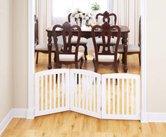 PAWLAND wooden gate in hallway with natural finish on stairs