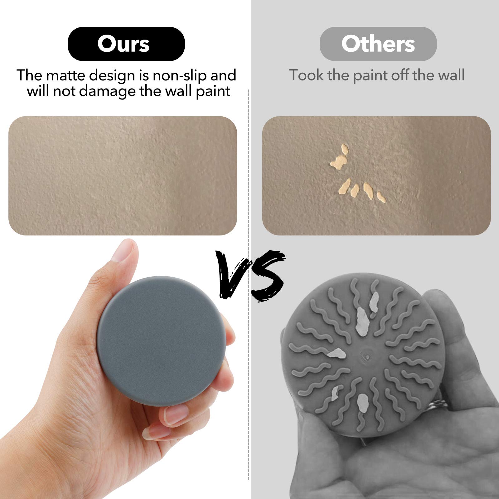 PAWOAH wall cup easy install without tools.