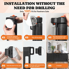 Pawtners free-punch installation hardware enables tool-less setup for effortless upgrades.