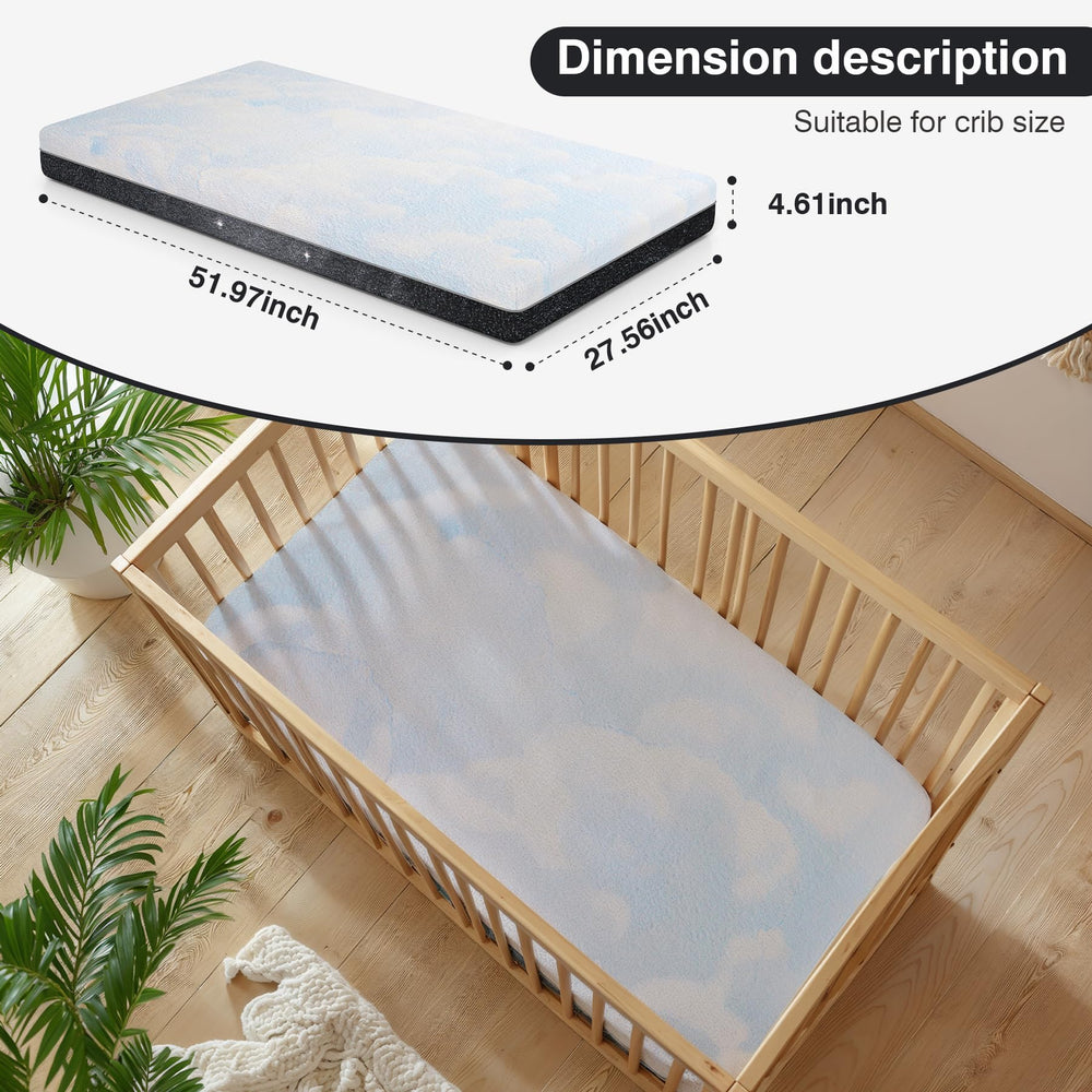 Pawtong dual-sided comfort mattress cross-section shows gel memory foam layers for cooling.