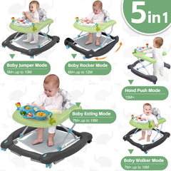 Pawtong Foldable 5-in-1 Walker rocker mode encouraging gentle rocking