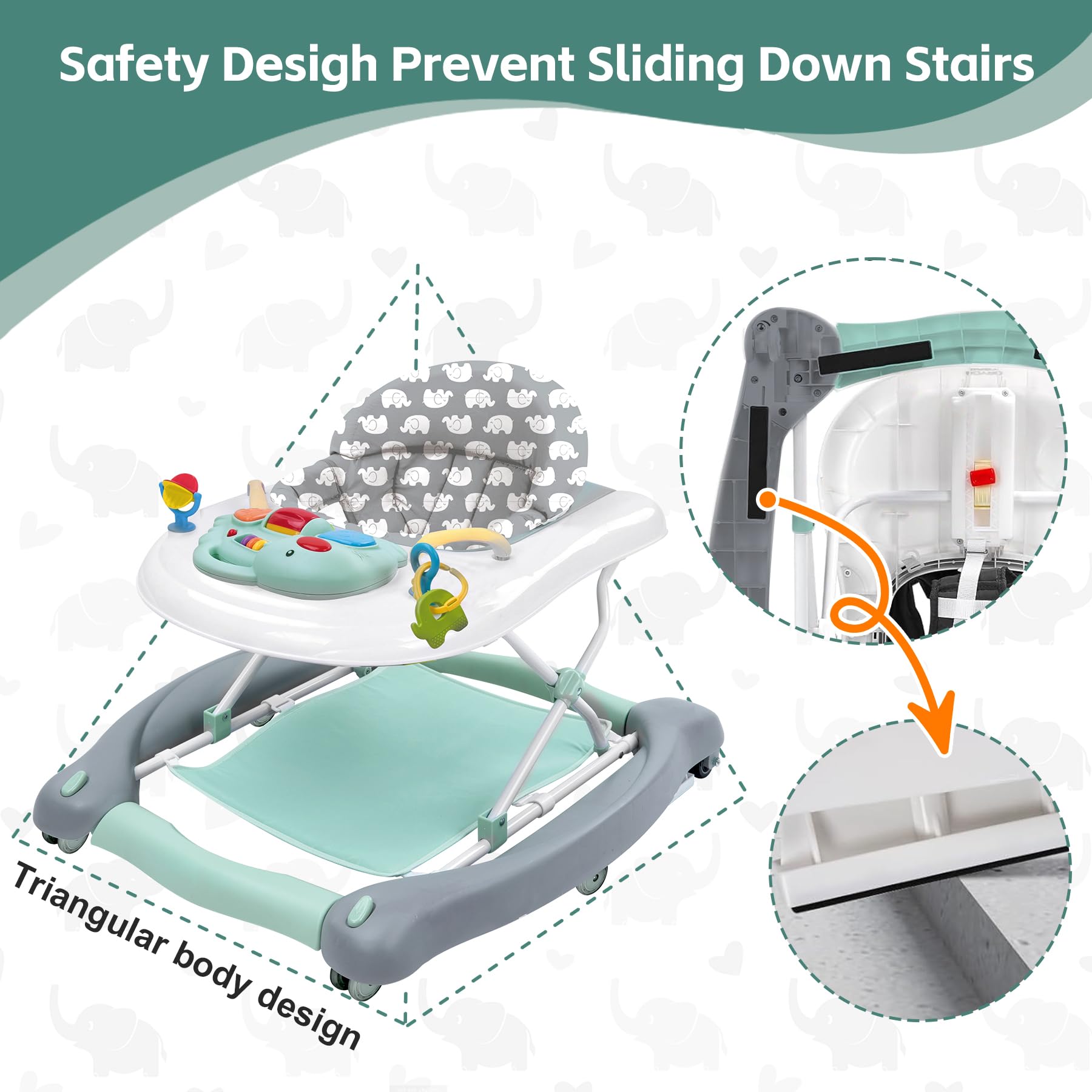 Pawtong folded storage design helps tuck away between uses.