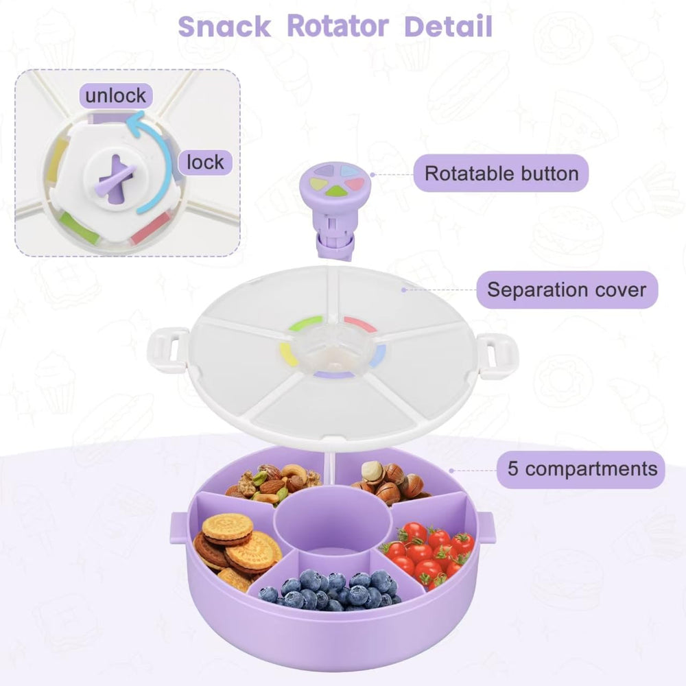 Pawtong Snack Rotator interactive button press demonstrates engaging snack-time access.