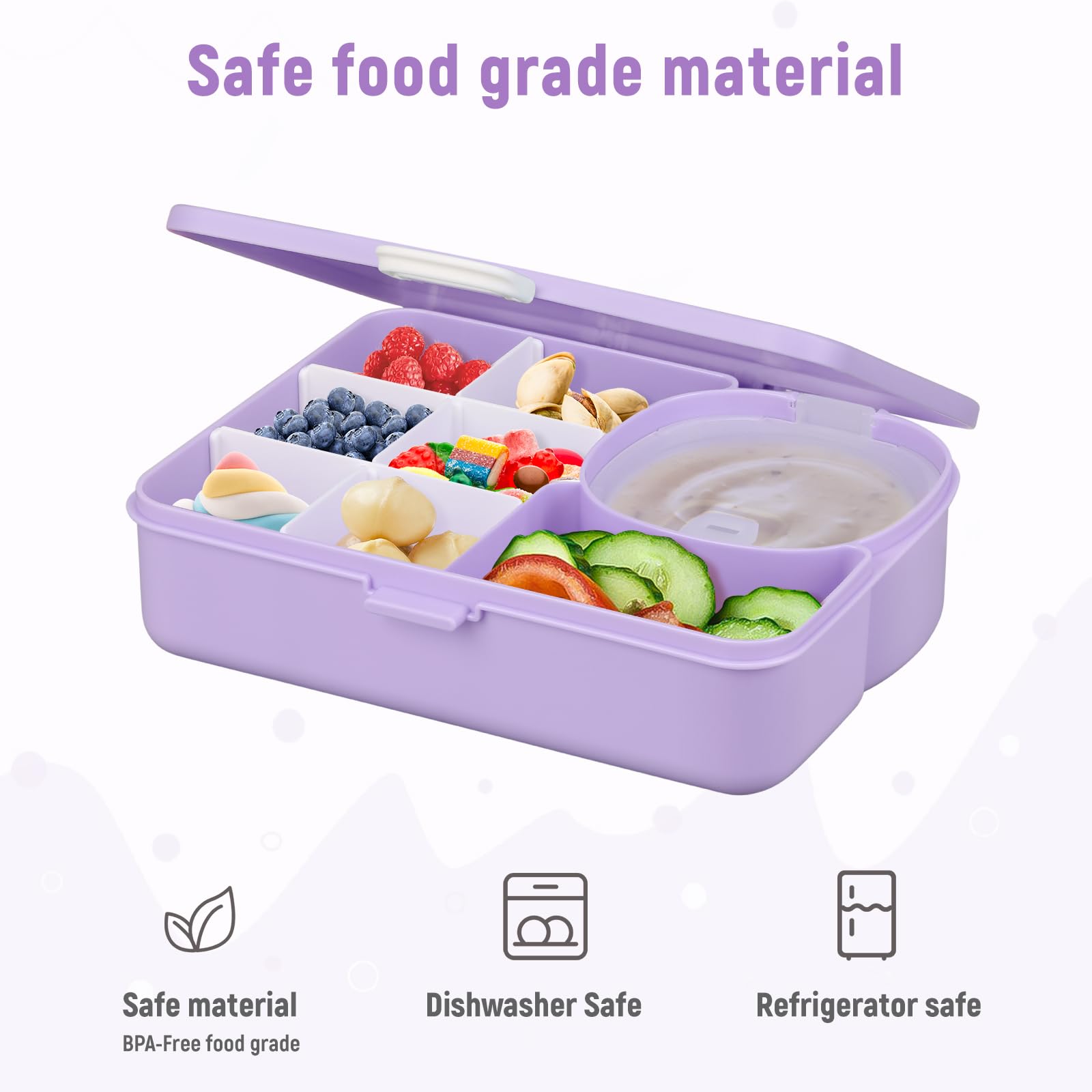 Pawtong Snackle Box child-lock buckle makes it easy for little hands.