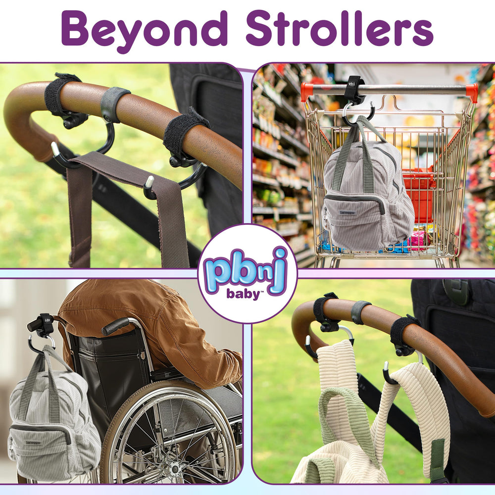 PBnJ Baby bag protection clip shielding purses from metal contact