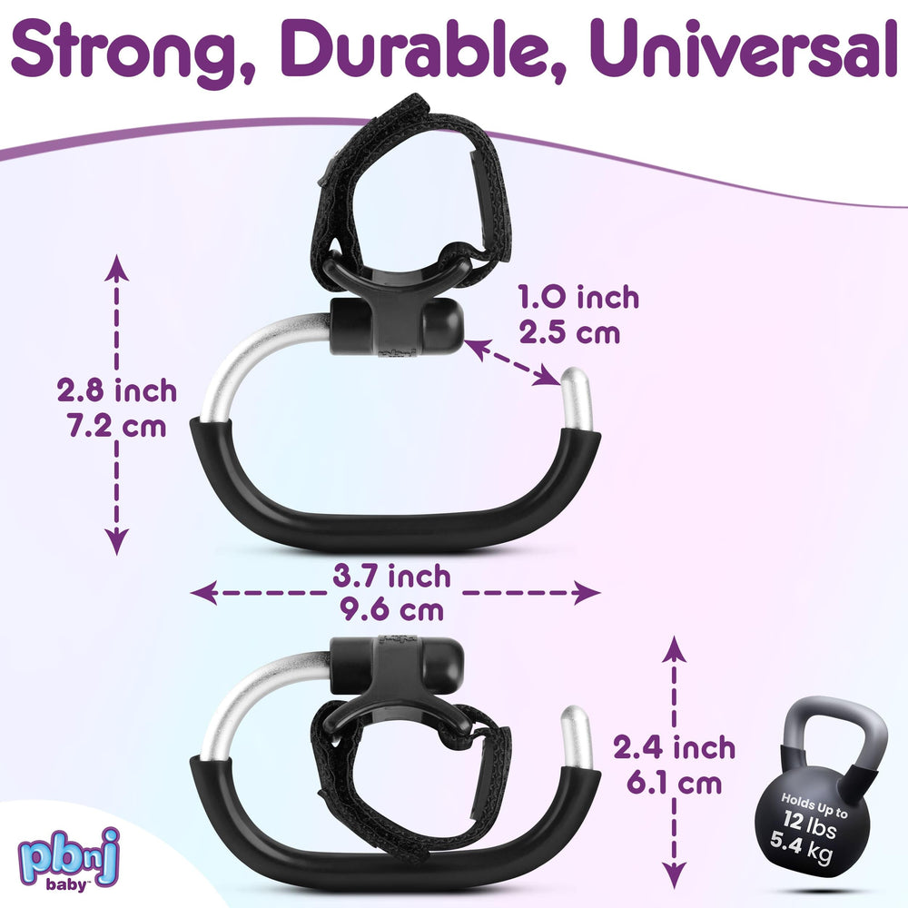 PBnJ Baby multipurpose organizer hook doubles as home and car storage