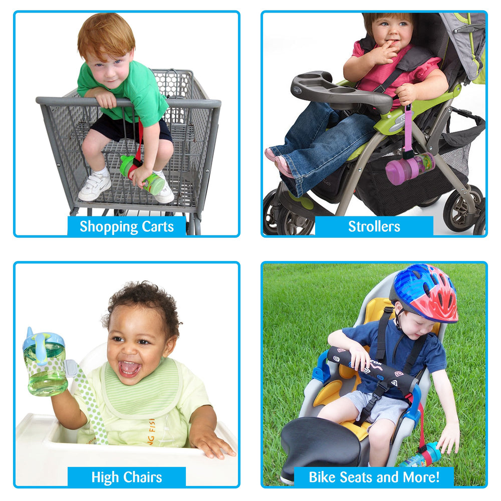 PBnJ Baby SippyPal green camo non-slip-back prevents cups from slipping.