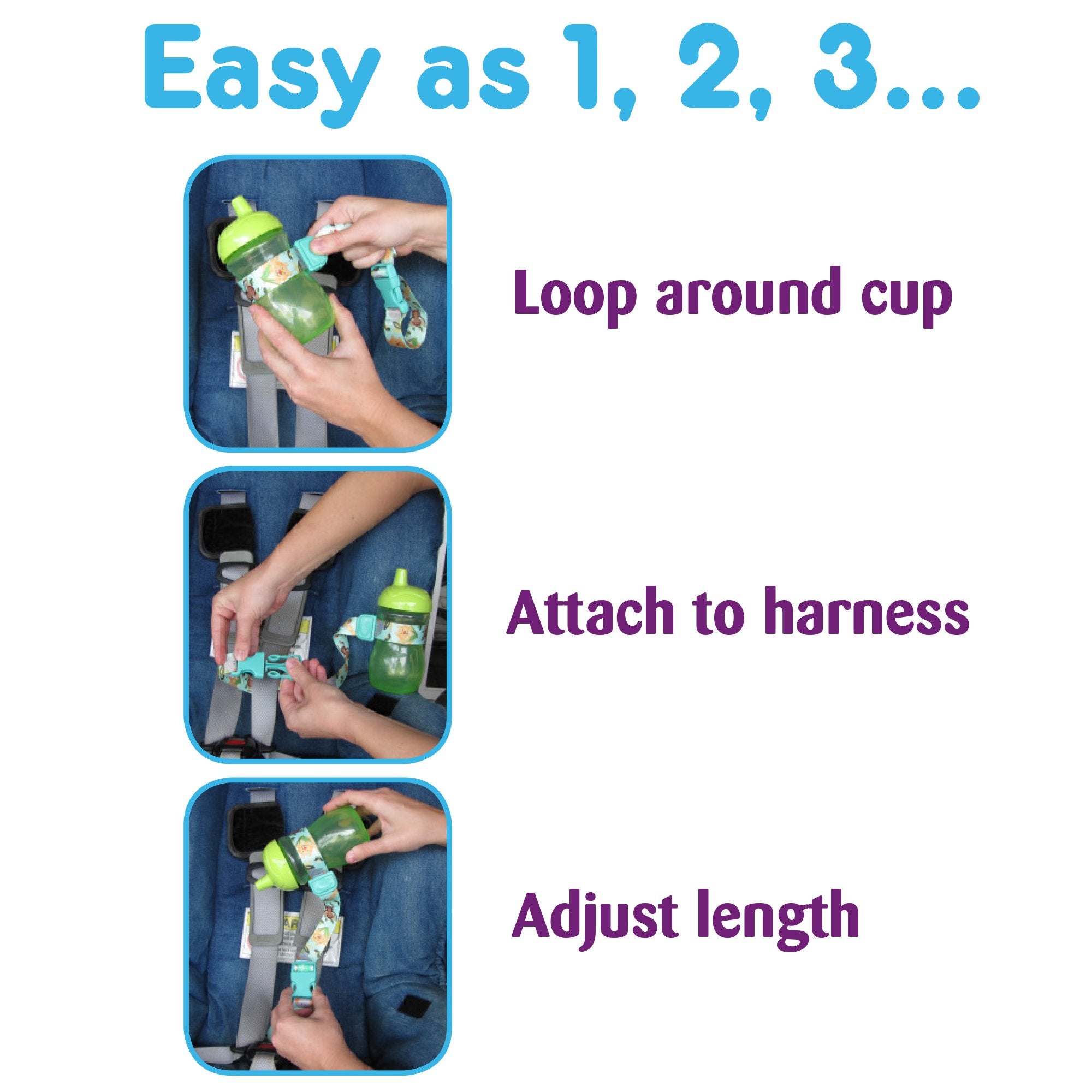 PBnJ Baby SippyPal stroller-harness-attachment for convenient travel.