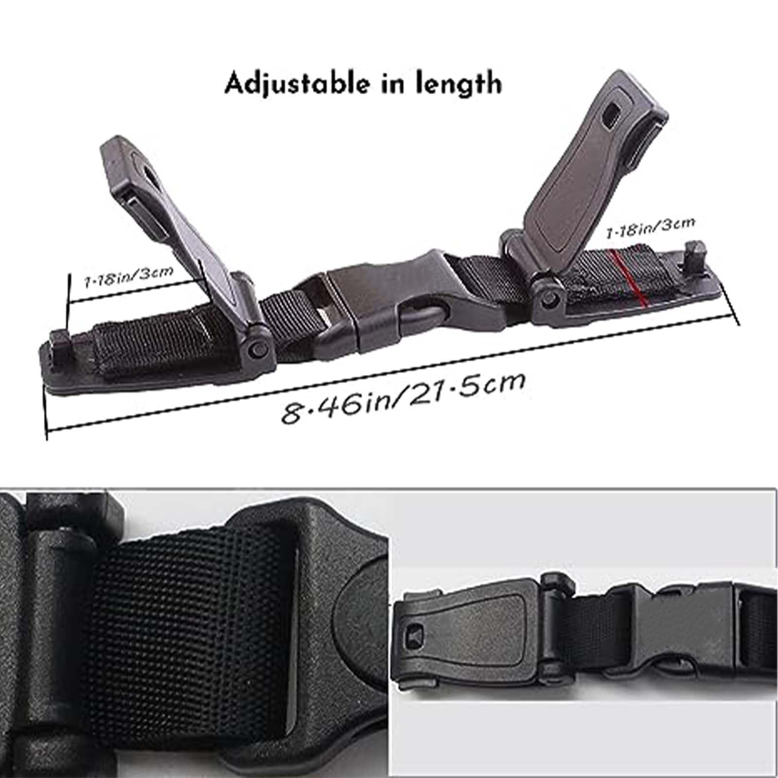 PCTC dual-lock chest clip prevents child unbuckling