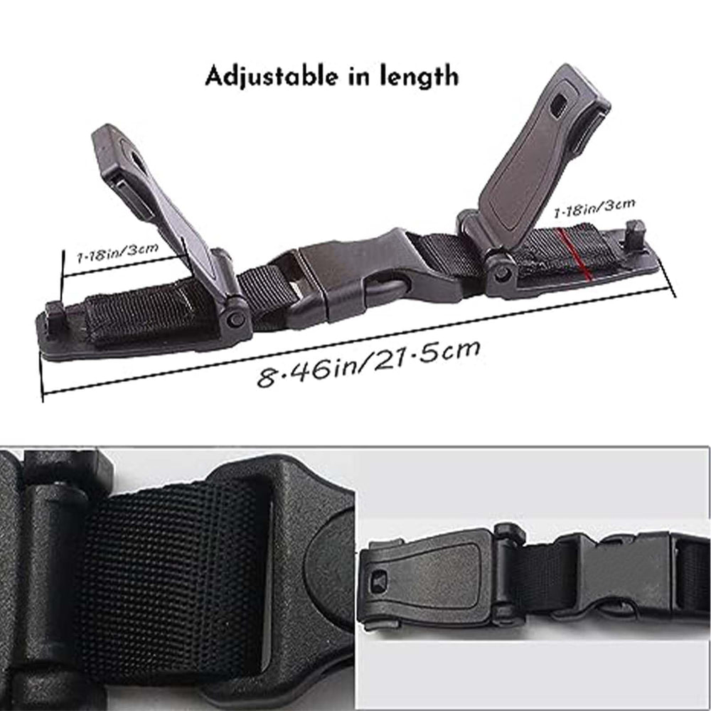 PCTC dual-lock chest clip prevents child unbuckling
