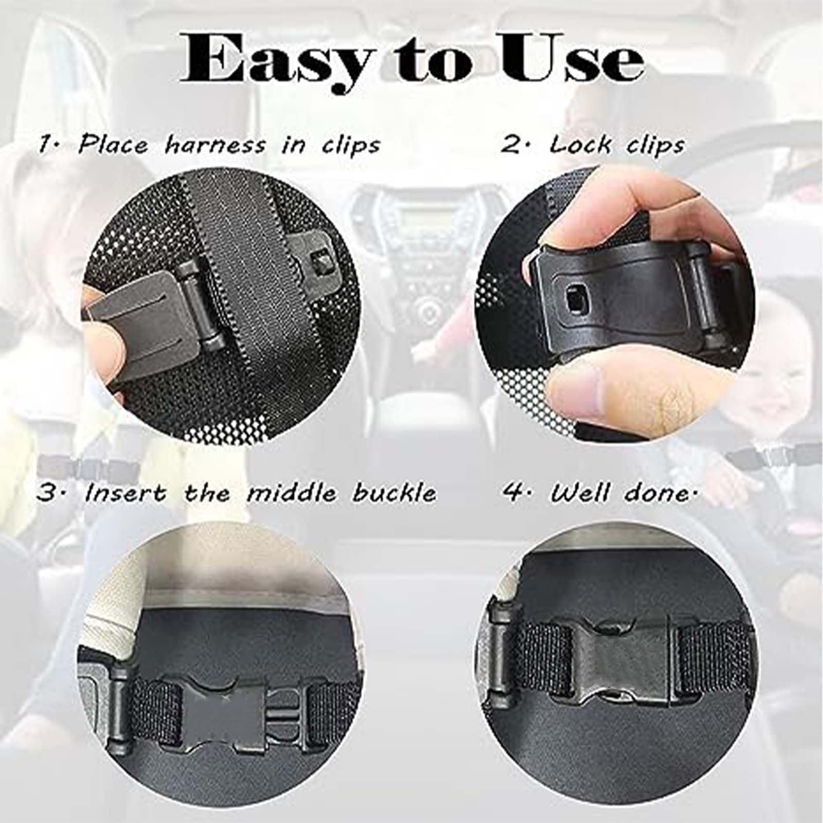 PCTC stroller buckle clip in use for quick secure adjustments