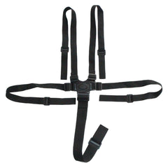 PCTC universal 5-point harness belt on dining chair setup for secure seating.