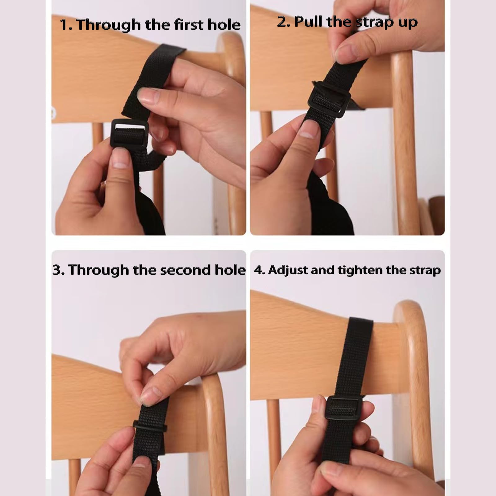PCTC universal 5-point harness belt nylon material offers lightweight, durable everyday use.