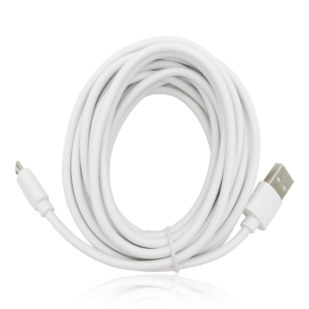 PDEEY 13ft baby monitor cord showing flexible reach for bedside power