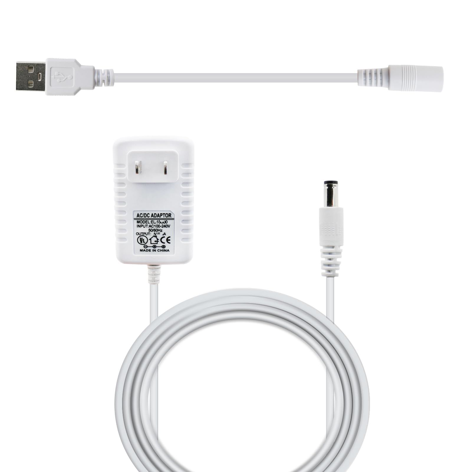 PDEEY USB A to DC female cable supports flexible replacement options for swings.
