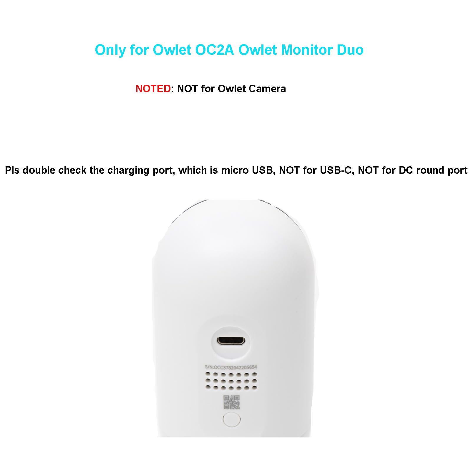 PDEEY charger for Motorola baby monitor supports uninterrupted viewing