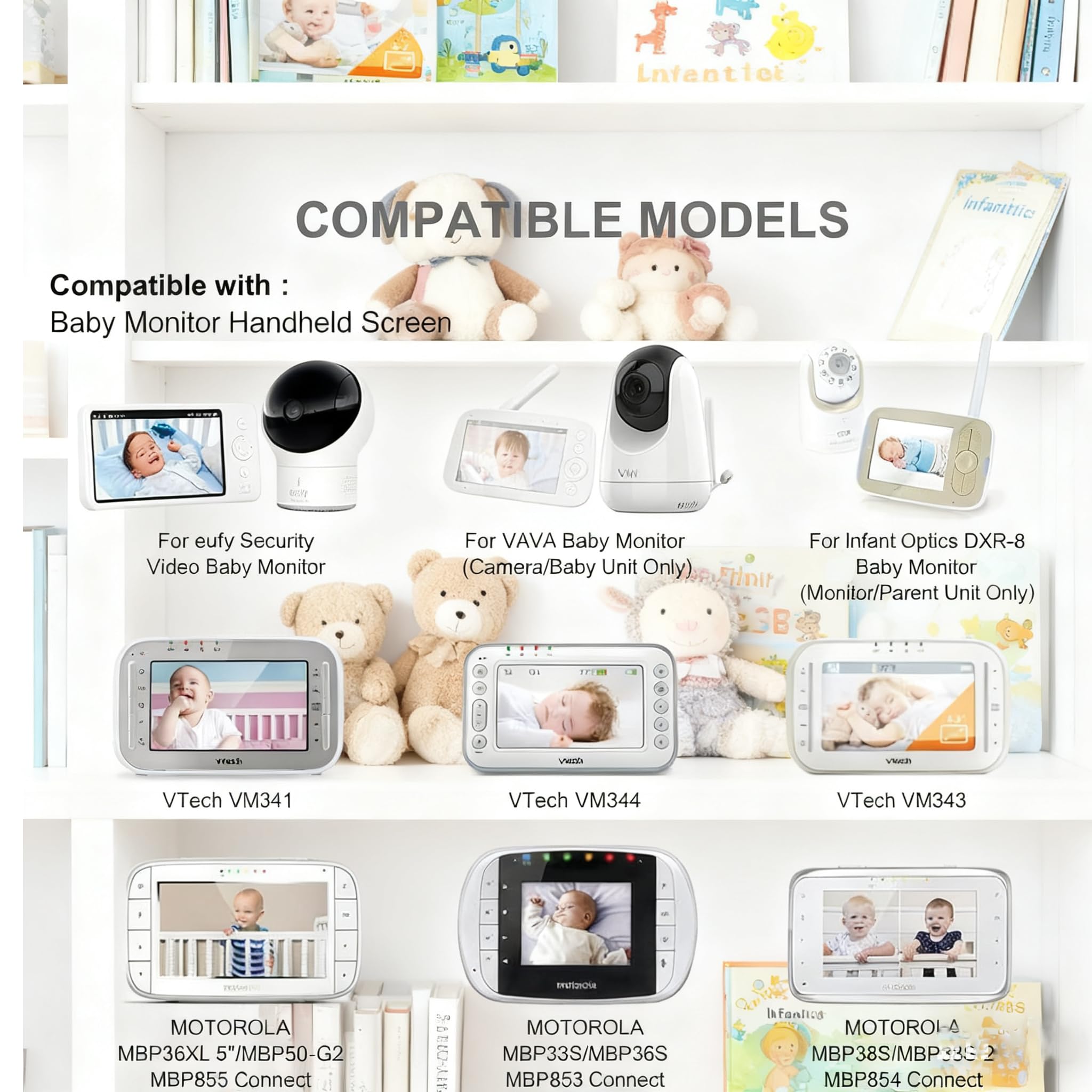 PDEEY micro USB charger for VAVA baby monitor ensures reliable charging