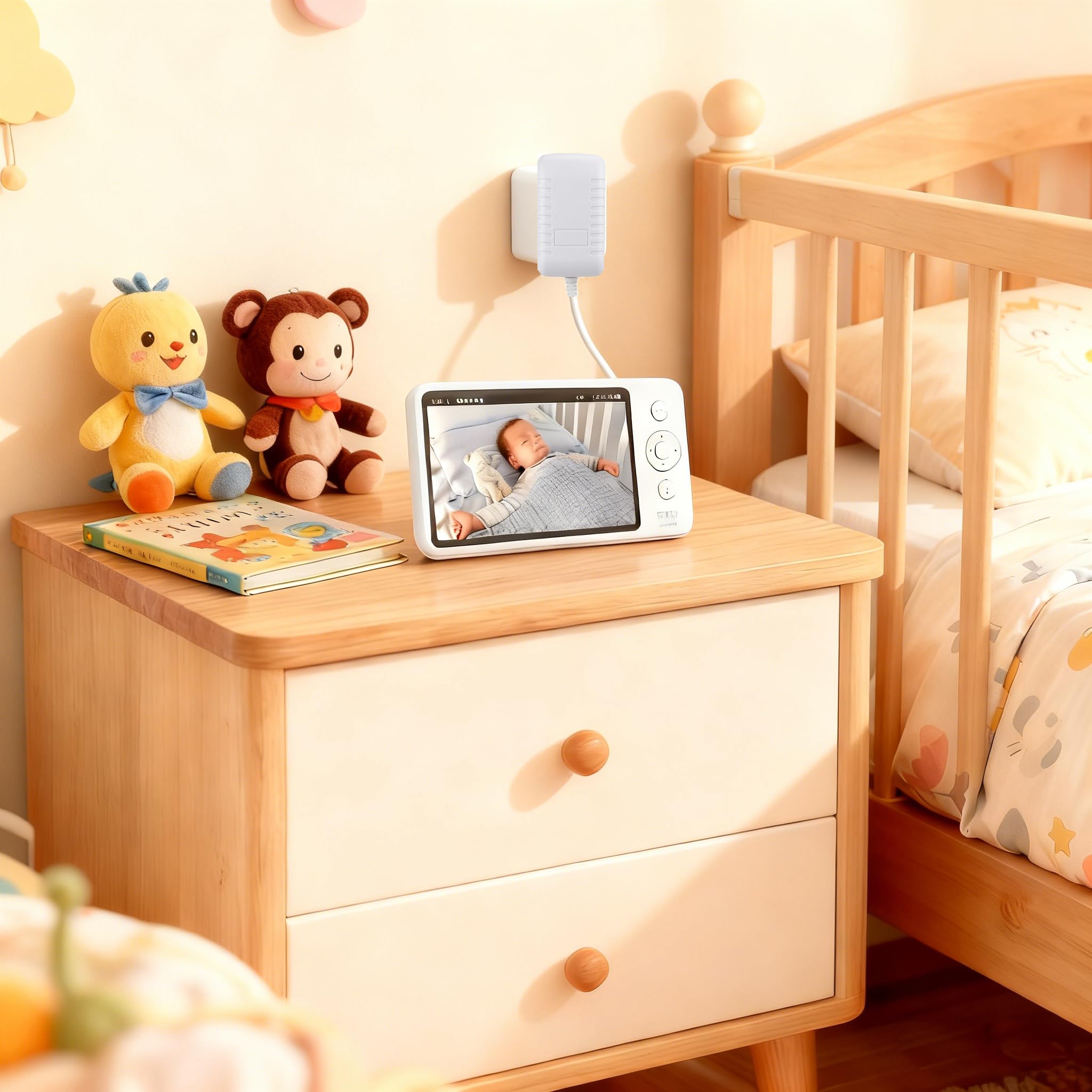 PDEEY smart-protected charger highlights over-voltage and over-heat safeguards.