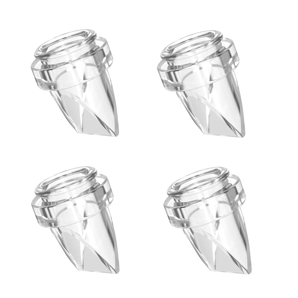 PDFans duckbill valve kit close-up showing four silicone valves for wearable pumps with backflow control