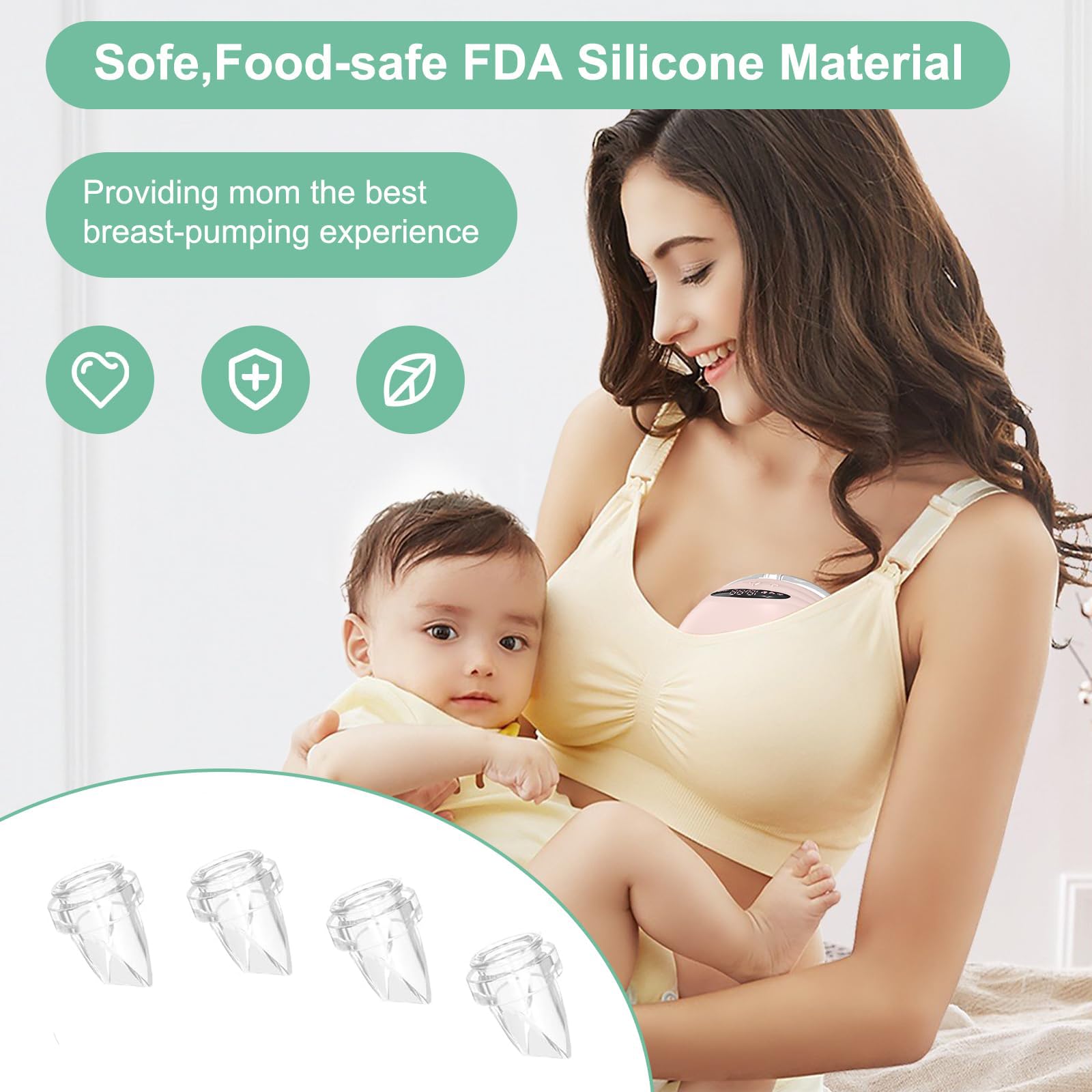 PDFans wearable-pump-parts storage case with valves for on-the-go hygiene