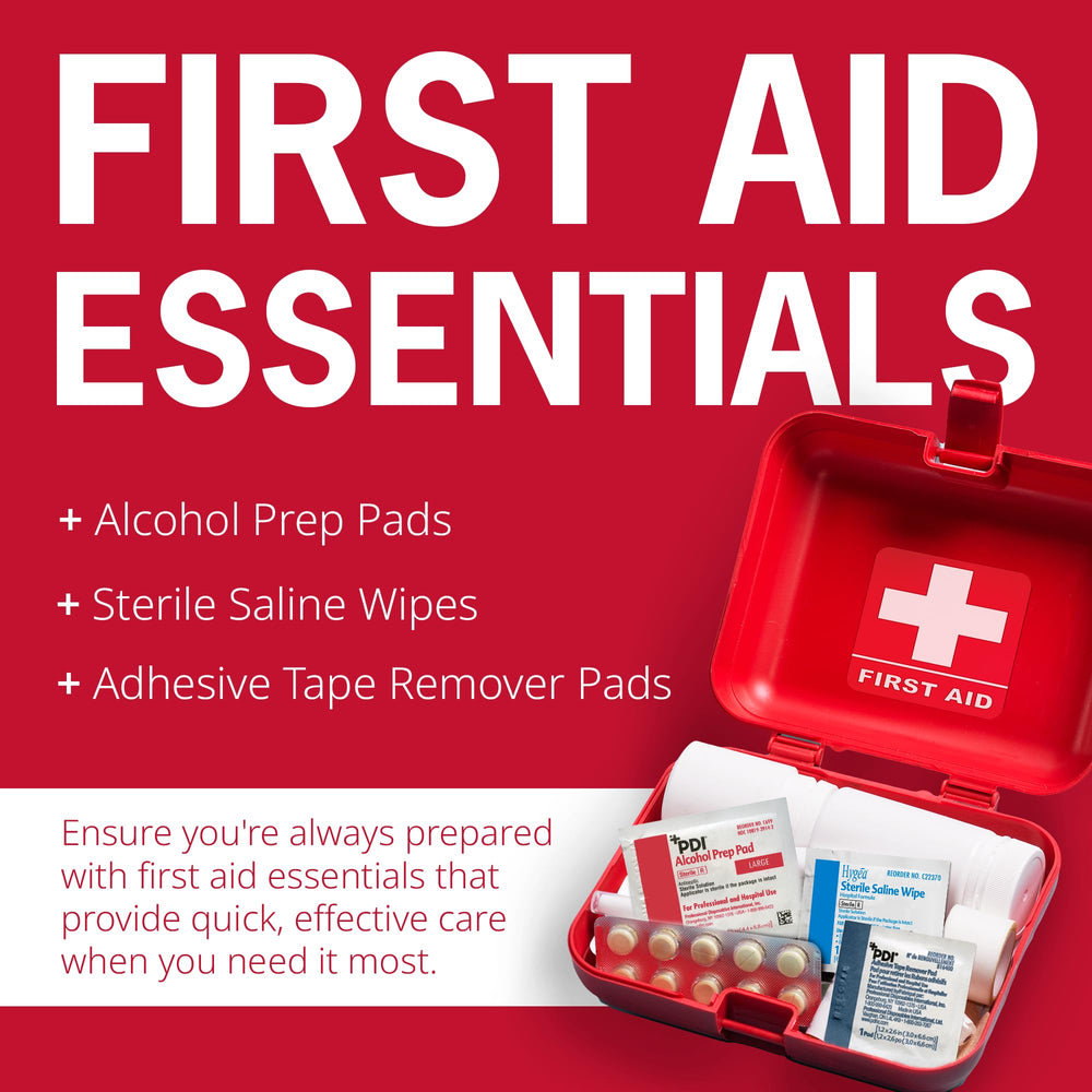 PDI Alcohol Prep Pads in a clinic kit for sterile skin cleansing