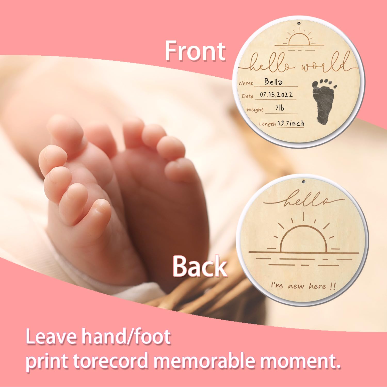 PDRYLY newborn photo-prop display suitable for nursery or living room decor