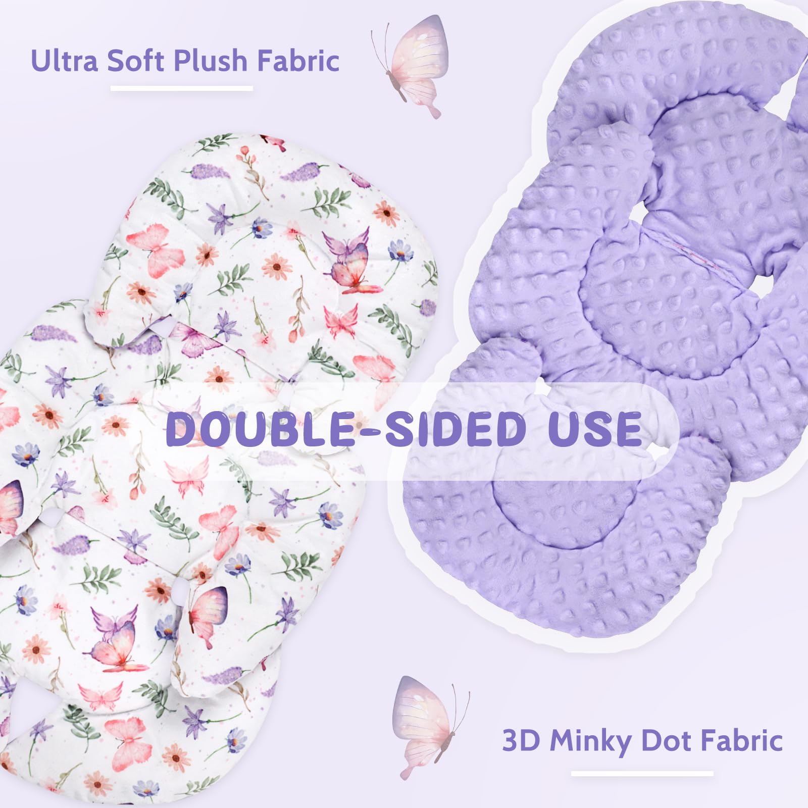 Pea Pod 3D-soft-cushion highlights breathable cozy baby cushioning.