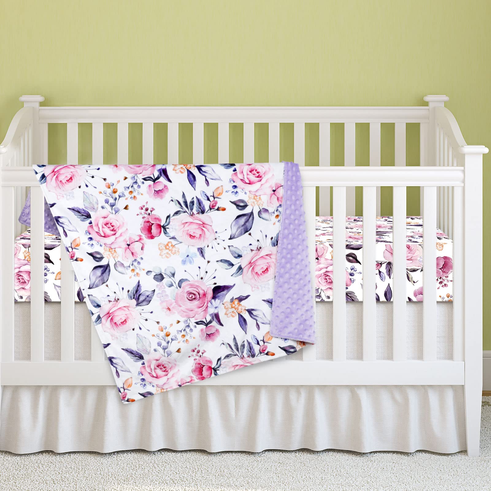 Pea Pod baby blanket in use during stroller ride, offering soft warmth and comfort.