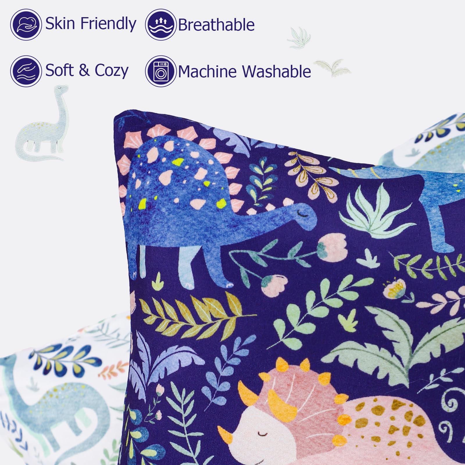 Pea Pod bunk-bed ready pillowcase supports easy changes.
