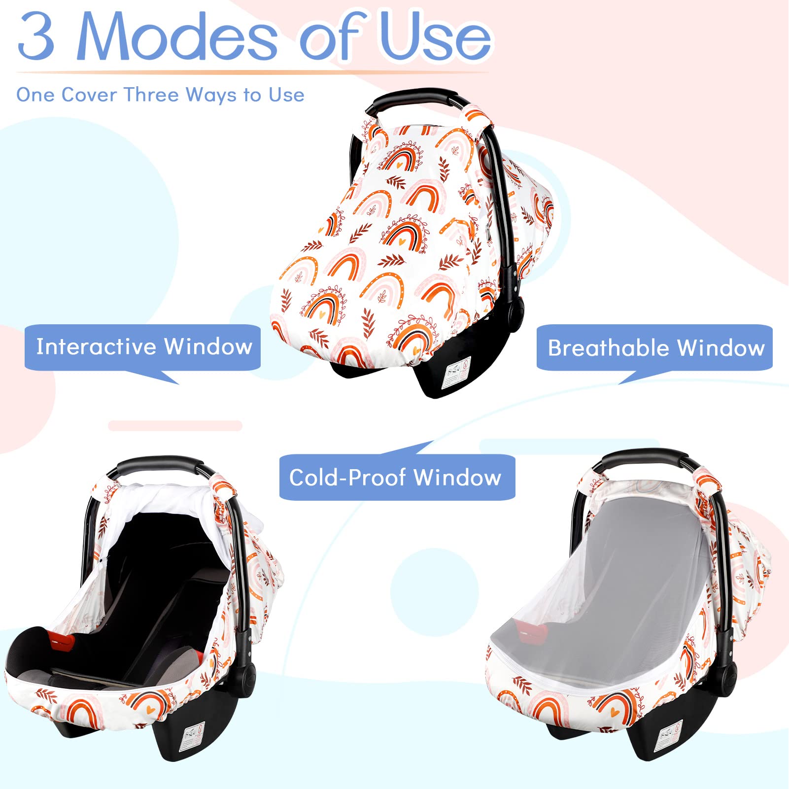 Pea Pod Rainbow canopy makes a thoughtful baby shower gift with practical features.
