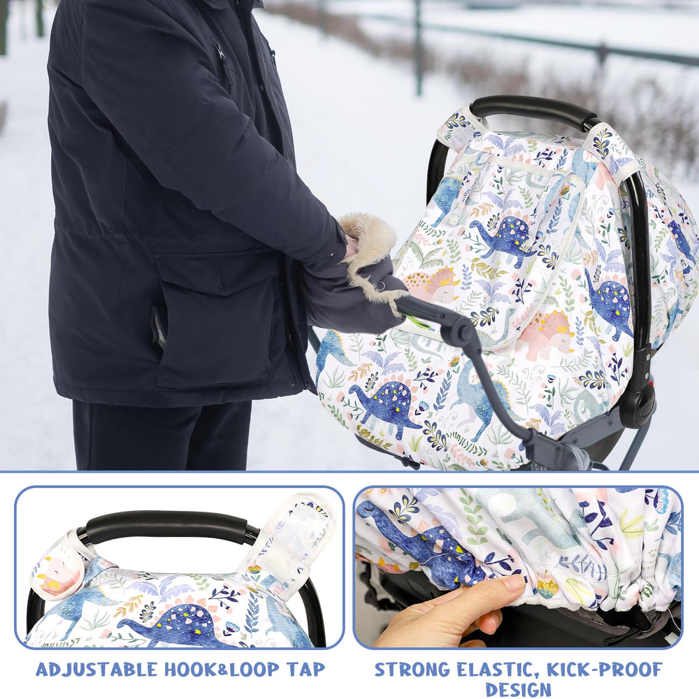 Pea Pod floral pattern enhances nursery style on the go