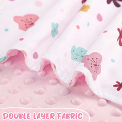 Pea Pod car seat cover floral side view showing breathable fabric for baby comfort.