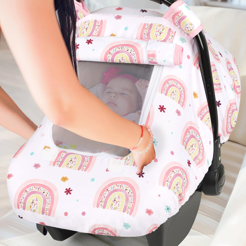 Pea Pod car seat cover foldable bag design for compact storage