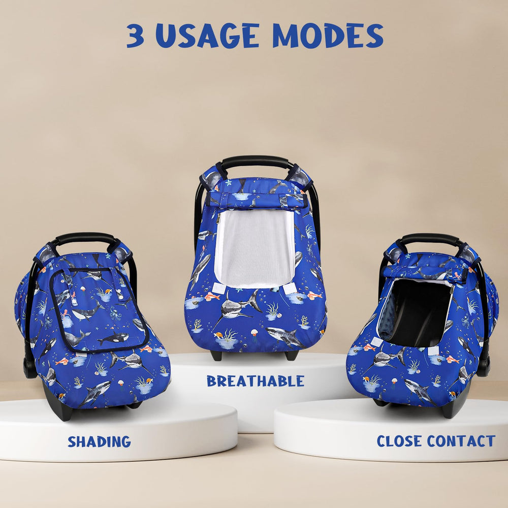 Pea Pod Ocean floral pattern design adds nursery-ready style