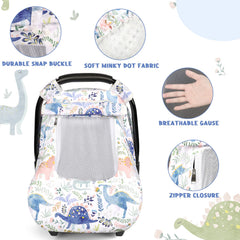 Pea Pod car seat cover privacy window blocks wind for baby