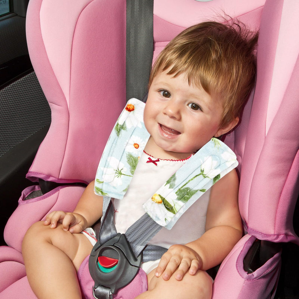 Pea Pod Daisy two-pack in daily use showing machine washable cushions